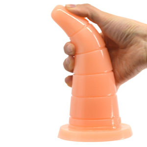 Dildo Anale Nero 18,5cm, Plug Anale Grande, Giocattoli del Piacere per Donne FAAK, Juguetes Sexuales, Plug Anale Grande a Cono Scanalato 7,16 - Product Image 6