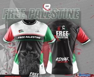 2023ホット販売通気性メンズパレスチナTシャツパレスチナ製品パレスチナTシャツパレスチナTシャツ - Product Image 4
