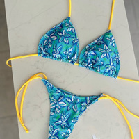 Maillots de bain haut de gamme pour femmes, sur mesure, Service OEM, vêtements pour femmes, grande taille, Micro string, soutien-gorge