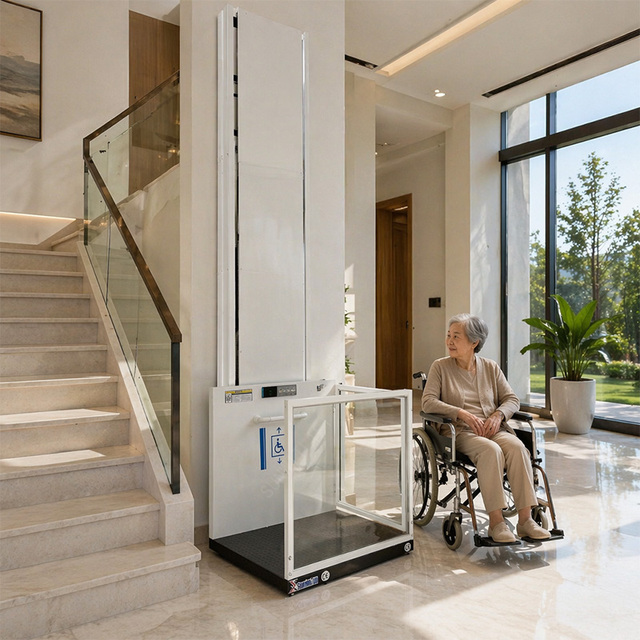 500kg 1000kg Mini Passenger Home Elevator Lift Indoor 2 Floor for Elderly Family House