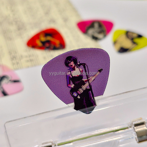 Vendite dirette di fabbrica Design personalizzato in celluloide triangolo chitarra plettri divertente Jazz chitarra elettrica Set di Pick per musica Rock - Product Image 4