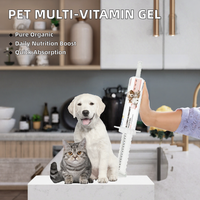 Gel nutritionnel pour animaux de compagnie à saveur de bœuf naturel, biologique, riche en protéines, multivitamines, supplément quotidien en pâte, absorption rapide pour chiens et chats