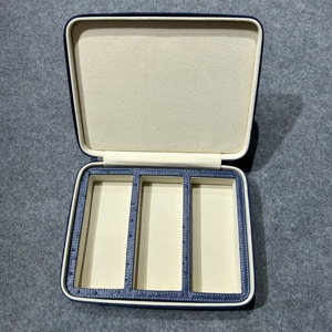 Étui à <span class=keywords><strong>lunettes</strong></span> de luxe personnalisé en cuir motif autruche, le plus vendu, pour hommes et femmes, boîte de rangement de voyage pour <span class=keywords><strong>lunettes</strong></span> de soleil - Product Image 3