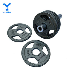 Set di Piastre per Bilanciere in Ghisa Verniciata a Foro Largo 20100 kg, <span class=keywords><strong>Kit</strong></span> Attrezzatura Fitness per Sollevamento Pesi Domestico per lo Sviluppo Muscolare - Product Image 2