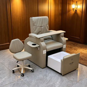 Fauteuil de pédicure sans plomberie avec cuvette, station de spa pour manucure avec repose-pieds et bassin, équipement de spa pour pédicure en gros - Product Image 4
