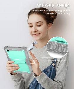 Hot Heavy Duty Hybrid a prueba de golpes antideslizante Tablet Case con Kickstand para <span class=keywords><strong>Samsung</strong></span> Galaxy <span class=keywords><strong>Tab</strong></span> A8 X200 X205 10,5 <span class=keywords><strong>2022</strong></span> - Product Image 2