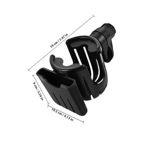 Porte-gobelet universel en TPR, nouveau design pour poussettes et vélos avec cadre en plastique - Product Image 2