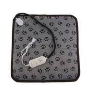 Couverture électrique pour animaux de compagnie de haute qualité Style moderne lit de chat coussin chauffant chien coussin chauffant pour Reptiles Animal motif d'impression solide
