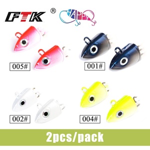 FTK 9g 20g Jig Head Soft Fishing <span class=keywords><strong>esche</strong></span> Silicone <span class=keywords><strong>esche</strong></span> manovella gancio Jigging <span class=keywords><strong>Bass</strong></span> luke Zander efficace per le specie bersaglio di Marlin - Product Image 6