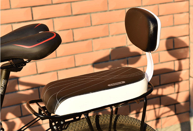 Fahrrad-Rücksitzkissen 30x14,5cm - PU Leder Wasserdicht Für Gepäckträger