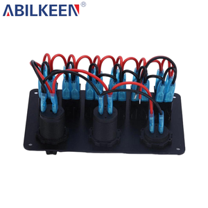 <span class=keywords><strong>Interruptor</strong></span> de circuito impermeable, Cargador <span class=keywords><strong>USB</strong></span> Dual, <span class=keywords><strong>interruptor</strong></span> basculante LED de 12V, Panel de <span class=keywords><strong>interruptor</strong></span> de 6 entradas para coche, barco marino - Product Image 5