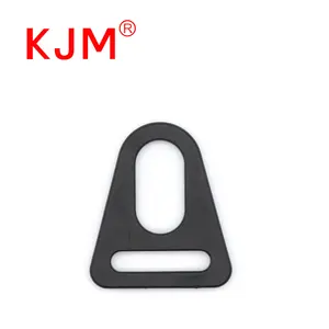 Factory price plastic triangle type d-ring 1 inch for pet harness backpack strap