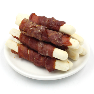 Snacks Saludables Bajos en Grasa para Mascotas, Sin Aditivos, Palitos de Piel Cruda Natural Envueltos en Tratamiento de Pato, Venta al por Mayor, OEM ODM de Alta Calidad - Product Image 2
