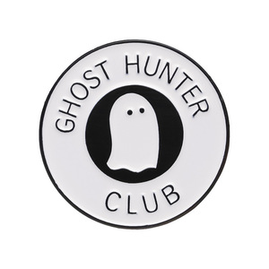Großhandel Einzigartige Ghost Hunter Club Emaille Pins Individuell bedruckte Revers Abzeichen für Hut Rucksack Kleidung Schmuck Geschenke für Freunde - Product Image 6