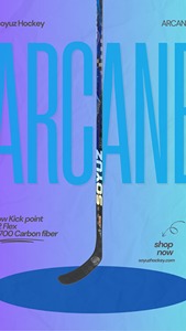 Bâton de hockey sur glace professionnel léger en fibre de carbone SOYUZ ARCANE - Product Image 5