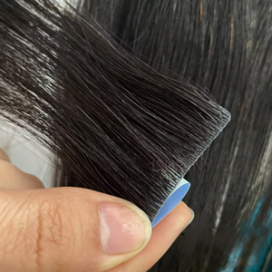 2 #   Extensiones de Cabello Remy Liso Sedoso con Clip, Sú<span class=keywords><strong>per</strong></span> Doble Trama, 100% Cabello Humano Virgen de Shandong, 50g por Paquete - Product Image 3