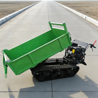 ANTMOVE Mini-dumper à chenilles télécommandé, charge utile 800 kg, auto-chargeur, chargeur frontal, moteur, garantie 1 an