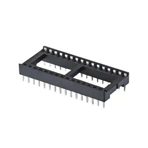 JiLN 2.54mm Pitch Straight Pin IC Socket Connector