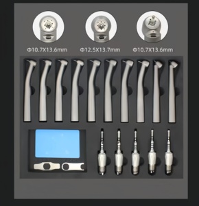 ชุดโทรศัพท์ใยแก้วนำแสงสำหรับทันตกรรม, อุปกรณ์ทันตกรรมไฟใยแก้วนำแสงแบบสเปรย์สี่รูป้องกันการดูดกลับ - Product Image 1