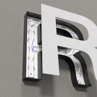 Panneau d'affichage publicitaire lumineux DakeSign 3D en lettres acryliques LED, conception gratuite, OEM ODM, pour projets scolaires et signalétique directionnelle extérieure