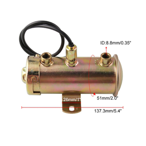 Bomba de Combustible Externa Cilíndrica en Línea de 12V, Bomba Universal de Gasolina y Diésel Ligero para Modificación de Automóviles y Generadores - Product Image 3