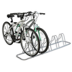 Support de stationnement pour vélo <span class=keywords><strong>vertical</strong></span> à deux niveaux en alliage JH-Mech 5 vélos, support de sol pour vélo, support de stationnement autonome, <span class=keywords><strong>garage</strong></span> - Product Image 4