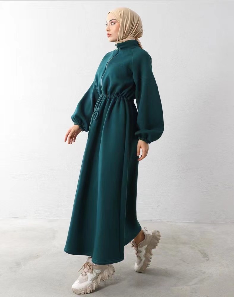 ankle length hoodie dress Marcella Women's Elba Sweatshirt Dress - Black