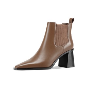 Botines de Tacón Alto de Cuero para <span class=keywords><strong>Mujer</strong></span>, Diseño Personalizado de Lujo, Alta Calidad, Fabricante y Proveedor Mayorista - Product Image 3