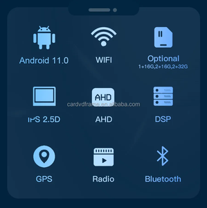 7インチ9インチ10インチUSBCarplayAndroidオーディオステレオマルチメディアタッチスクリーンカーDVDMP5プレーヤーGPSナビゲーションカーラジオ - Product Image 4