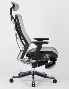 Chaises de bureau ergonomiques VANBOW avec dossier en maille, appui-tête, pivotantes, inclinables, modernes, pour la maison et le bureau - Product Image 4