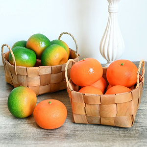 Venta al por Mayor de Naranjas Artificiales Realistas de Plástico, Frutas Falsas, Naranjas Simuladas, Mandarinas para Decoración del Hogar, Fiestas y Cocina - Product Image 3