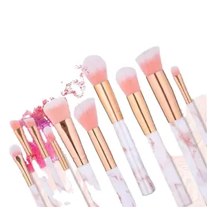 M014 Factory wholesale Makeup Sytheric Hair High Quality 10 PCS Make Up Brush Sytheric Set Of Brushes