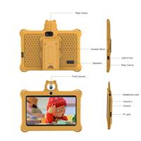 Tablette Offre Spéciale personnalisée ordinateurs K7 Pro Panda 7 pouces 1024*600 Hd Anti-chute étui de protection en caoutchouc Android 11 Kids Tablet Pc