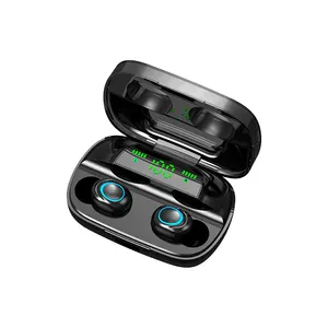 Auriculares inalámbricos S11 2021 con luz LED, cascos con sonido envolvente estéreo 9D, TWS táctiles, Bt 5,0