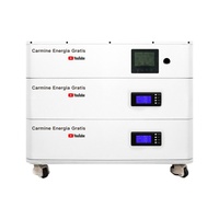 Kit de batterie tout-en-un Carmine Energia Gratis 15KW 30KW 45KW avec onduleur double MPPT 6KW