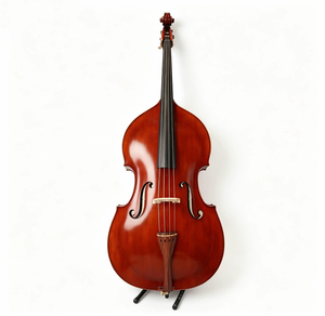 <span class=keywords><strong>Contrebasse</strong></span> Huasheng <span class=keywords><strong>4</strong></span>/<span class=keywords><strong>4</strong></span> en bois de tilleul, haute qualité, vente en gros - Product Image 4
