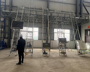 Plataforma de Trabajo Aérea Eléctrica de Aleación de Aluminio, Elevador de Escalera Aérea, Elevador de Puertas y Ventanas de Vidrio para Construcción de Techos - Product Image 5