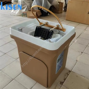 Bac à shampoing portable Kisen Headspa avec thérapie aquatique pour table de massage thaïlandaise et lit de beauté - Product Image 1