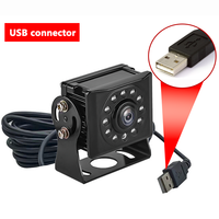 Caméra de recul grand angle anti-explosion USB pour camion et bus, résistante aux hautes températures, en métal, vision nocturne, étanche