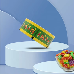 Rollo de película de aluminio para envolver papel encerado de chicle de caramelo dulce sellado en caliente personalizado - Product Image 4