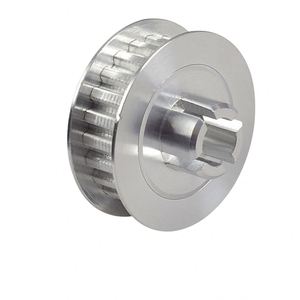 Aluminum Timing Belt Pulleys Customizable Industrial <b>Miniature</b> Transmission Parts Good Price CNC Blackened Steel OEM Support - Product Image 3