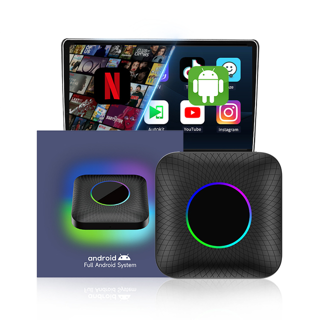Carlinkit Wireless Carplay Ai Box Android 13 Streaming 8G 128GB 4G 64G TV Universal Portable 6225 Sans Fil Car Play Dongle