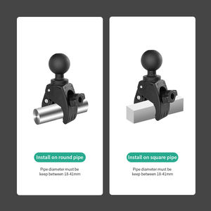 Base de sujeción con bola de 1.5 pulgadas VINmounts, adecuada para manillares de 17 mm a 35 mm de diámetro VIN-C-012 - Product Image 5