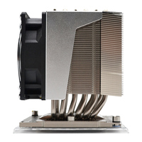 Refroidisseur de processeur de serveur 4U LGA3647 avec 6 caloducs, ventilateur à roulement à billes, TDP 305W pour systèmes de serveurs d'entreprise