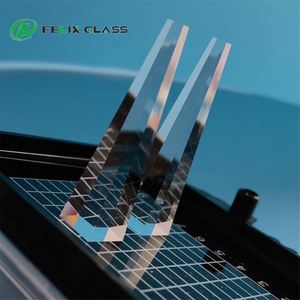 FELIX BK7/K9 Prisma de vidrio con parte superior de 2.4*2.4mm, base de 8*8mm y longitud de 35mm, guía cónica, tubo de luz solar, varilla homogeneizadora para fuentes LED - Product Image 6