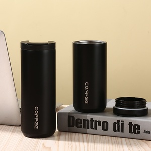 Tasse thermos sous vide à double couche de conception classique de mode transfrontalière créative coréenne 350ml tasse à café portative de bureau d'affaires - Product Image 6