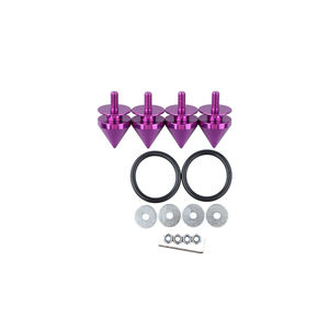 Kit de vis de fixation de pare-chocs en aluminium, 4 pièces, pour la modification et le style de la carrosserie de la voiture - Product Image 1