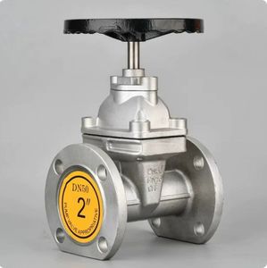 Válvula de Compuerta de Acero Inoxidable con Vástago Ascendente y Sello Suave Z45X-16P DN125, Bridada, Manual, para Agua, Aceite y Gas - Product Image 4