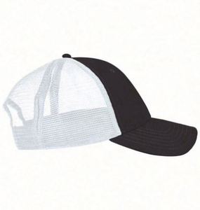 Casquette de camionneur personnalisée d'été en maille avec logo brodé, casquette de camionneur à 6 panneaux sur mesure avec filet arrière - Product Image 3
