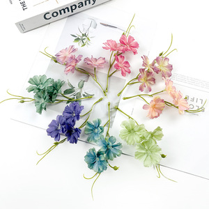 Flores Artificiales de Guisante de 18 cm de Alto, Color Morado y Rosa, para Decoraciones de Fotografía de Bodas - Product Image 3